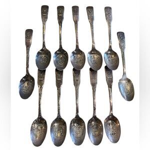 Bicentennial collectors spoon lot of 12